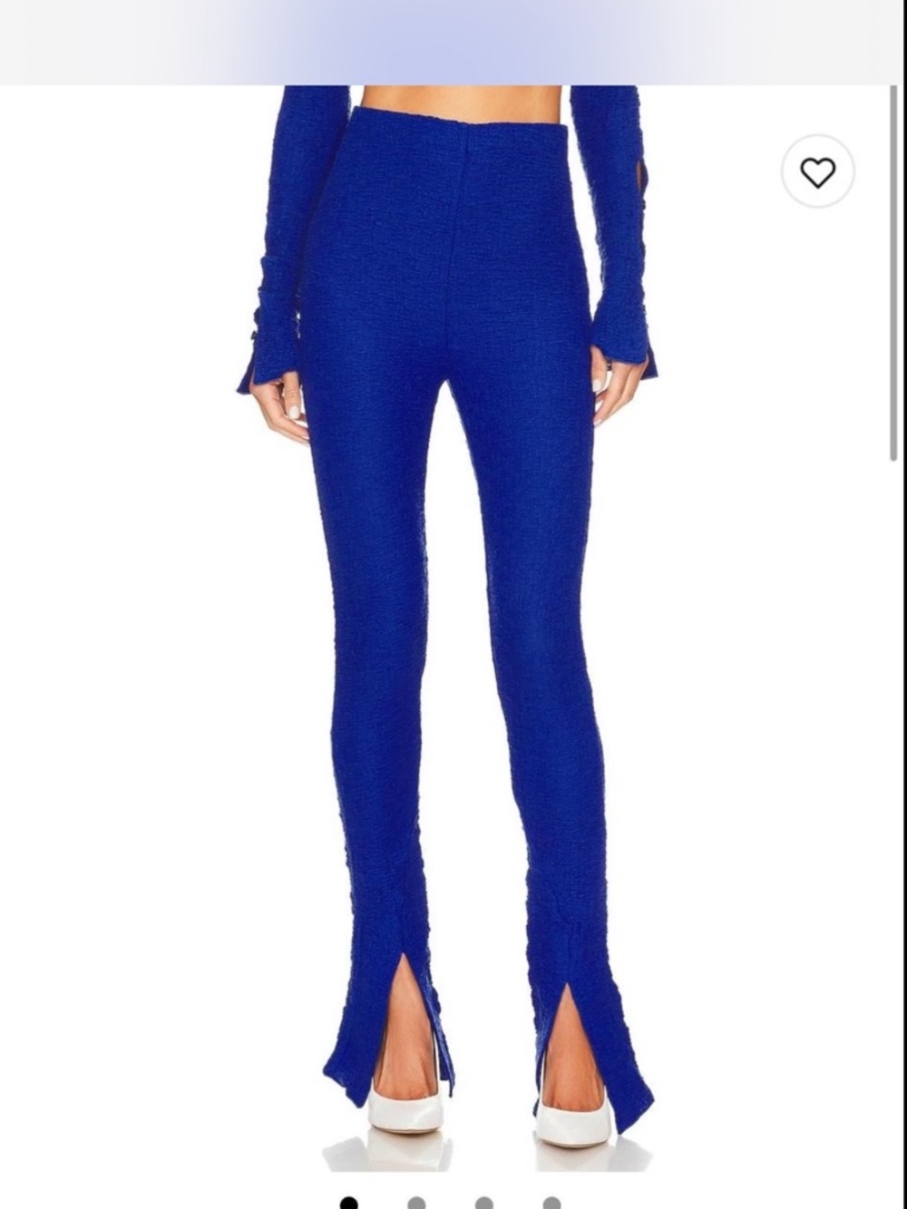 L’Academie royal blue split hem pants